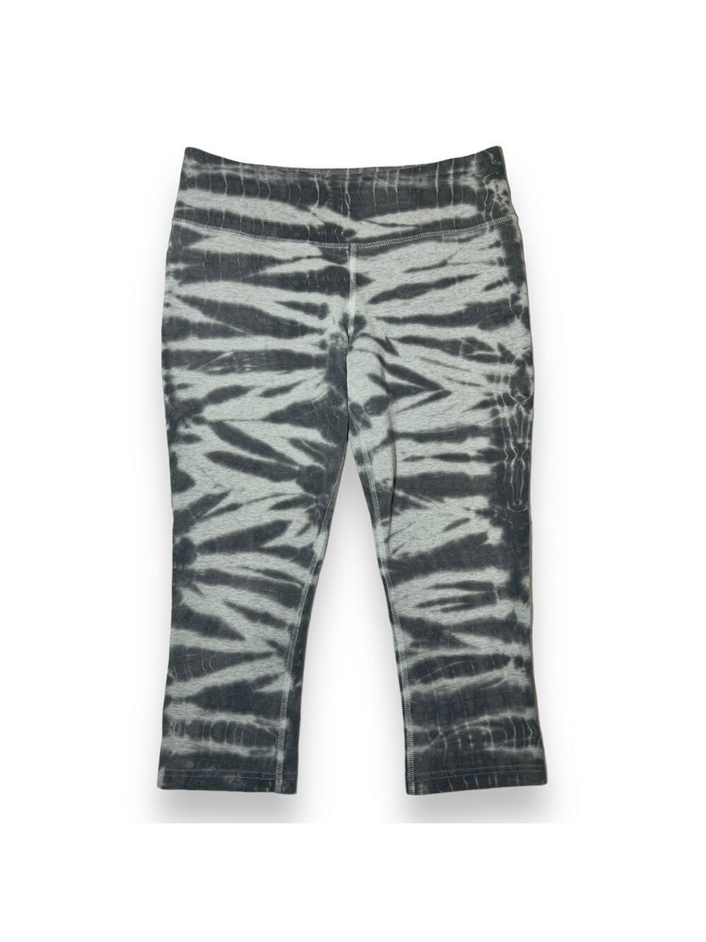 Nike Women’s Dri-FIT Cotton Blend Capris Grey Tie Dye Size Medium